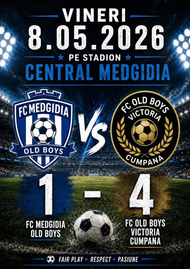 4-1 pentru FC Old Boys Victoria&nbsp;Cumpăna