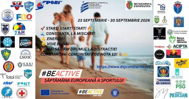 Săptămâna Europeană a Sportului: Comuna Cumpăna organizează „Cross by Night” sub egida&nbsp;#BeActive